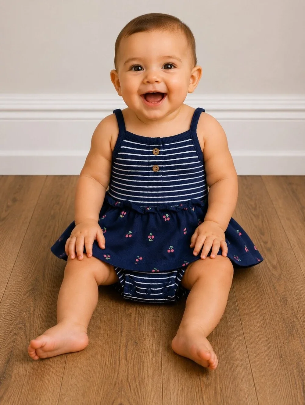 Carter's 9m Girls Cherry Outfit